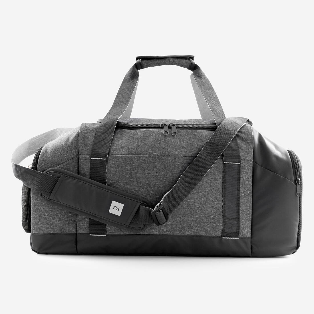 Sac sport 55L - ACADEMIC noir et gris - Image 2