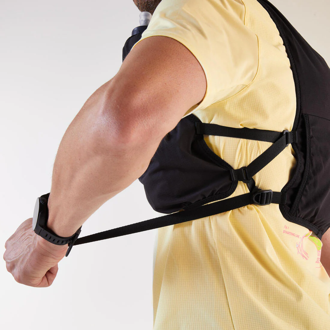 Sac trail running mixte + poche à eau 1L incluse- KIPRUN 500 8L - Image 11