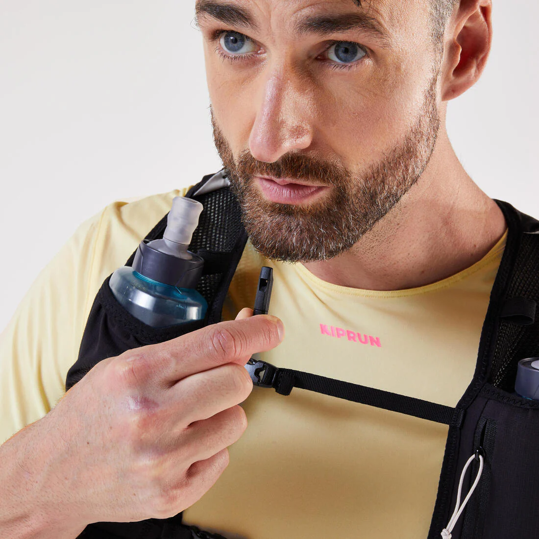 Sac trail running mixte + poche à eau 1L incluse- KIPRUN 500 8L - Image 9