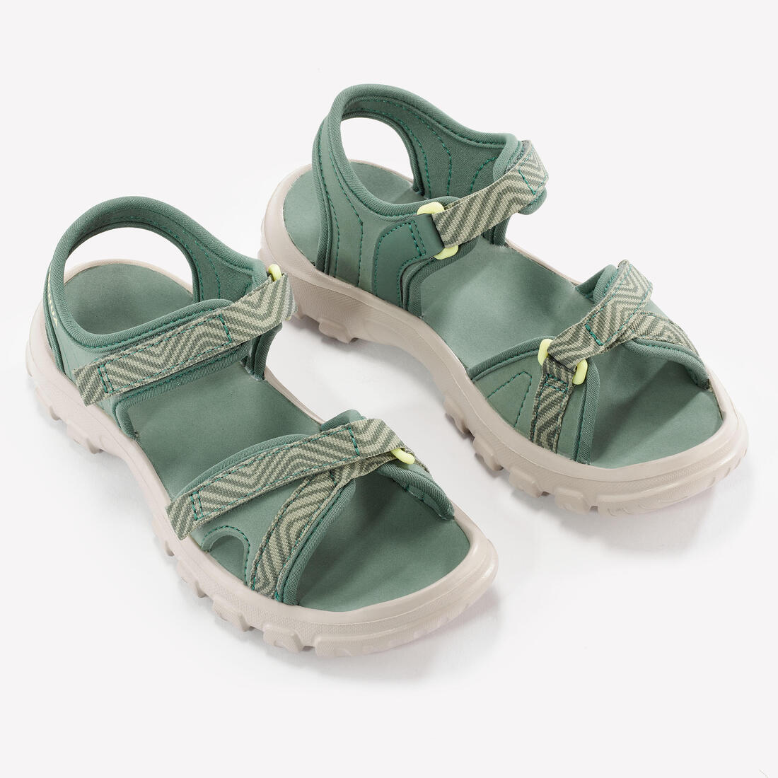 Sandales de randonnée enfant - MH100 KID bleues et jaunes - 24 AU 31 - Image 3