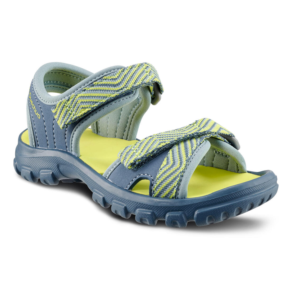 Sandales de randonnée enfant - MH100 KID bleues et jaunes - 24 AU 31 - Image 5