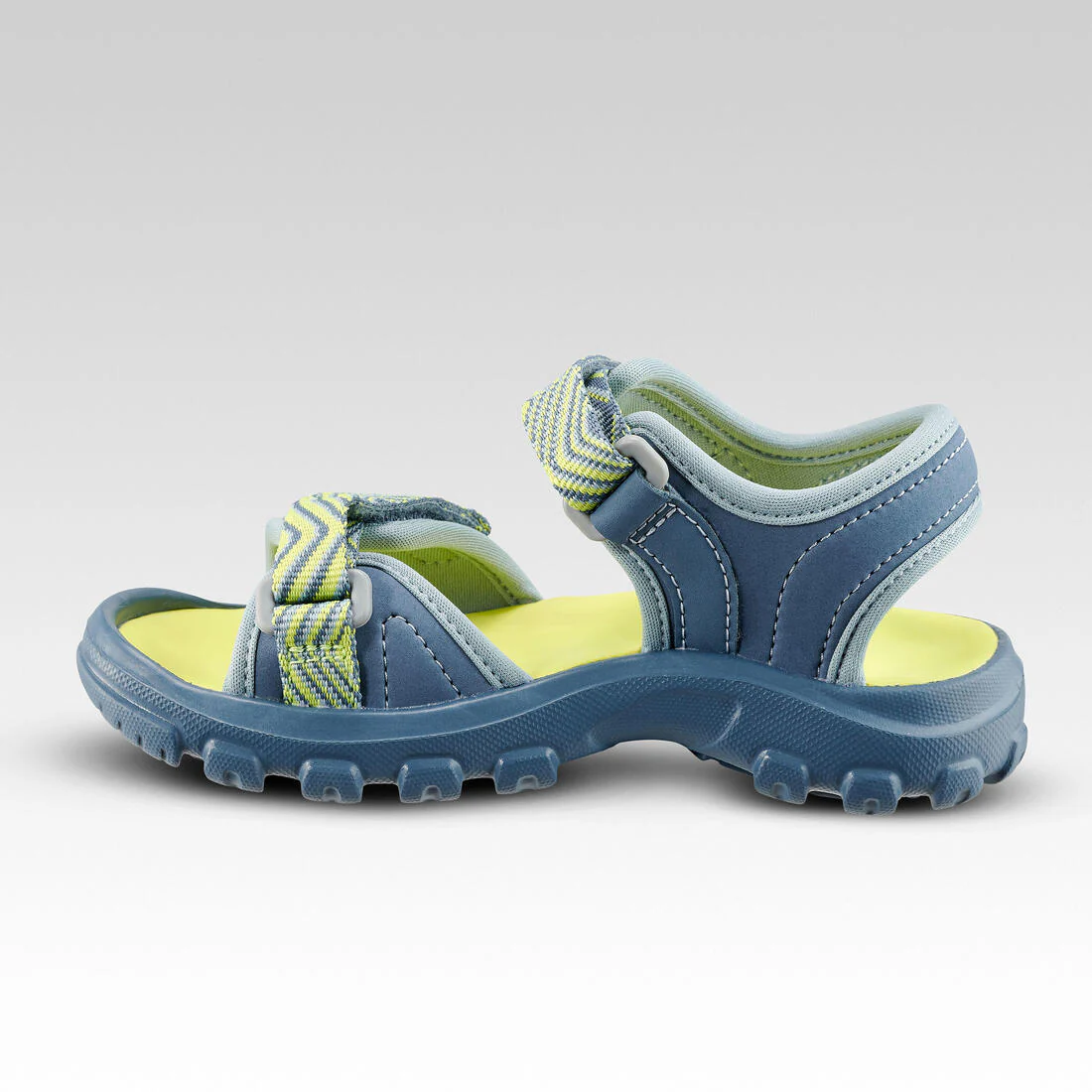Sandales de randonnée enfant - MH100 KID bleues et jaunes - 24 AU 31 - Image 6