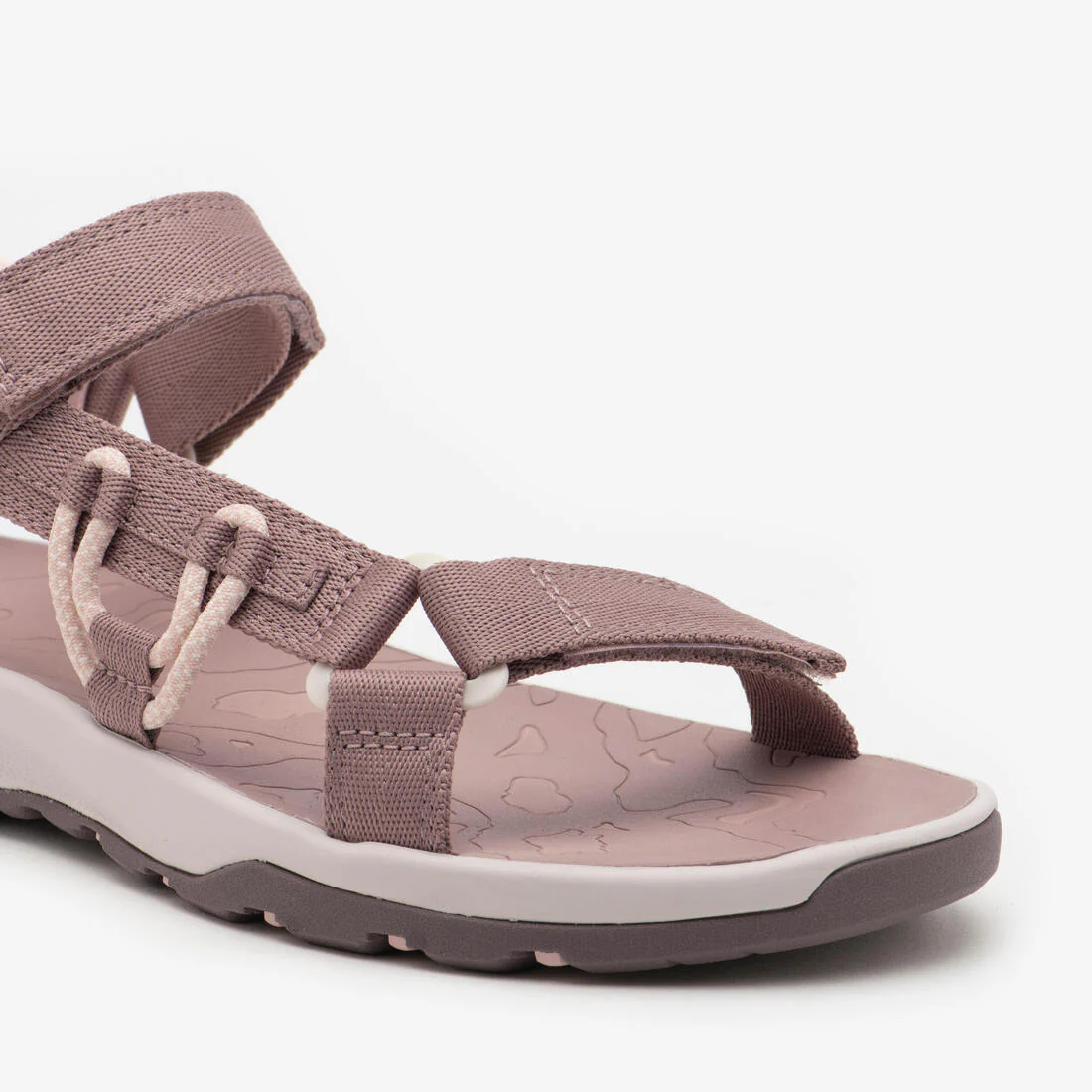 Sandales de randonnée souples femme, NH500 Outdoor violet - Image 3