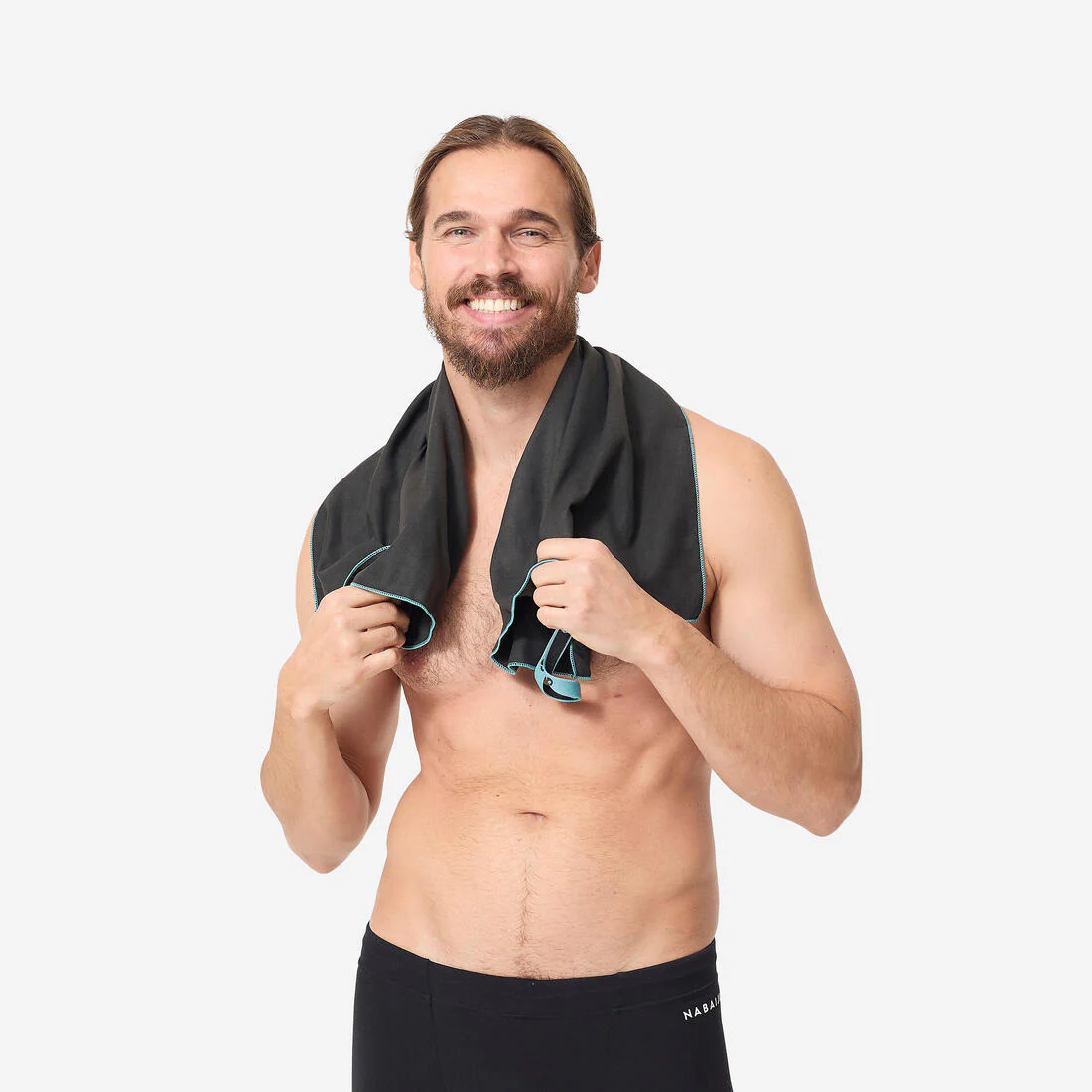 Serviette microfibre ultra compacte taille M 60 x 80 cm - noir - Image 2