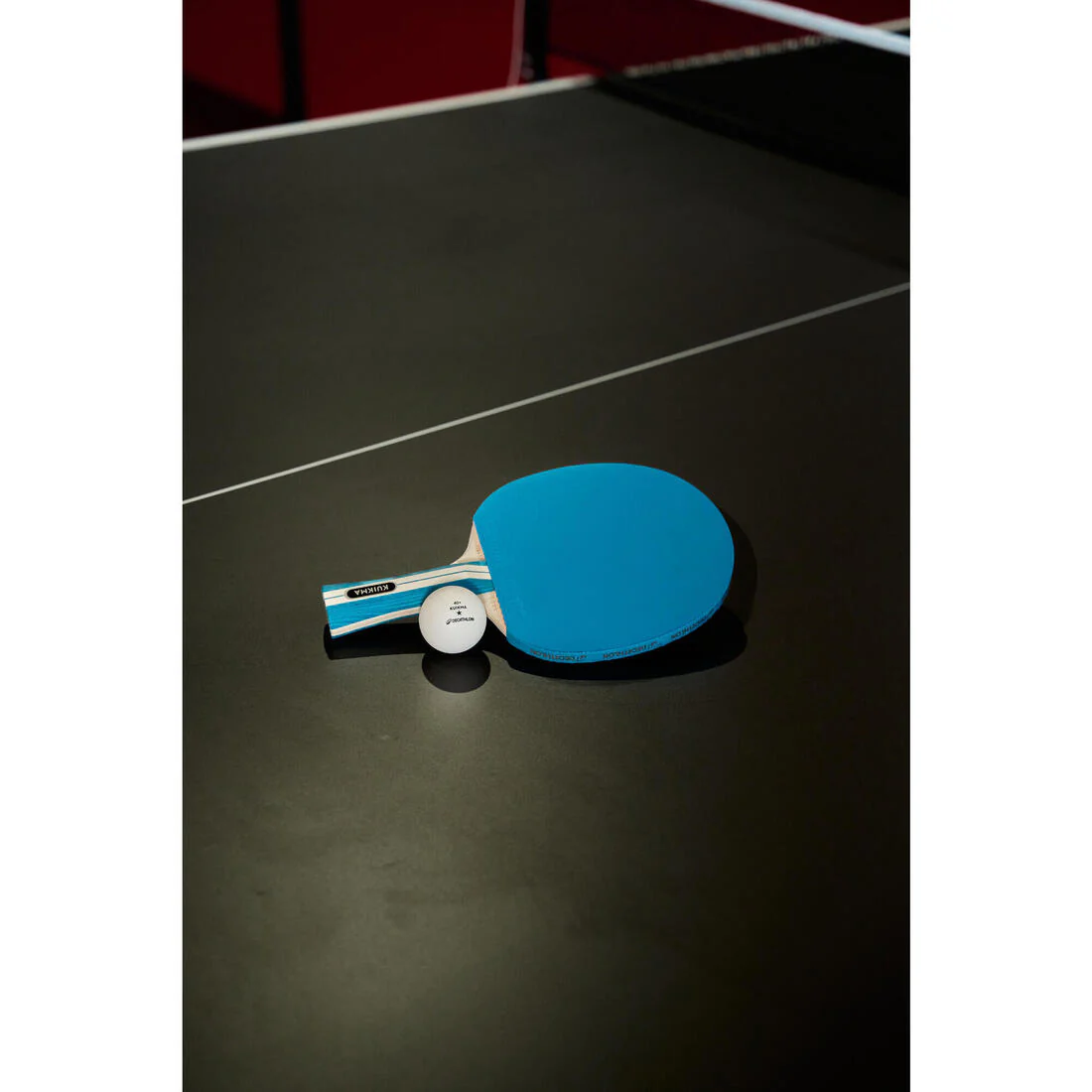 SET 2 RAQUETTES TTR 130 SPIN 4* ITTF ÉCOLE/CLUB VIOLET/BLEU + BALLES - Image 16