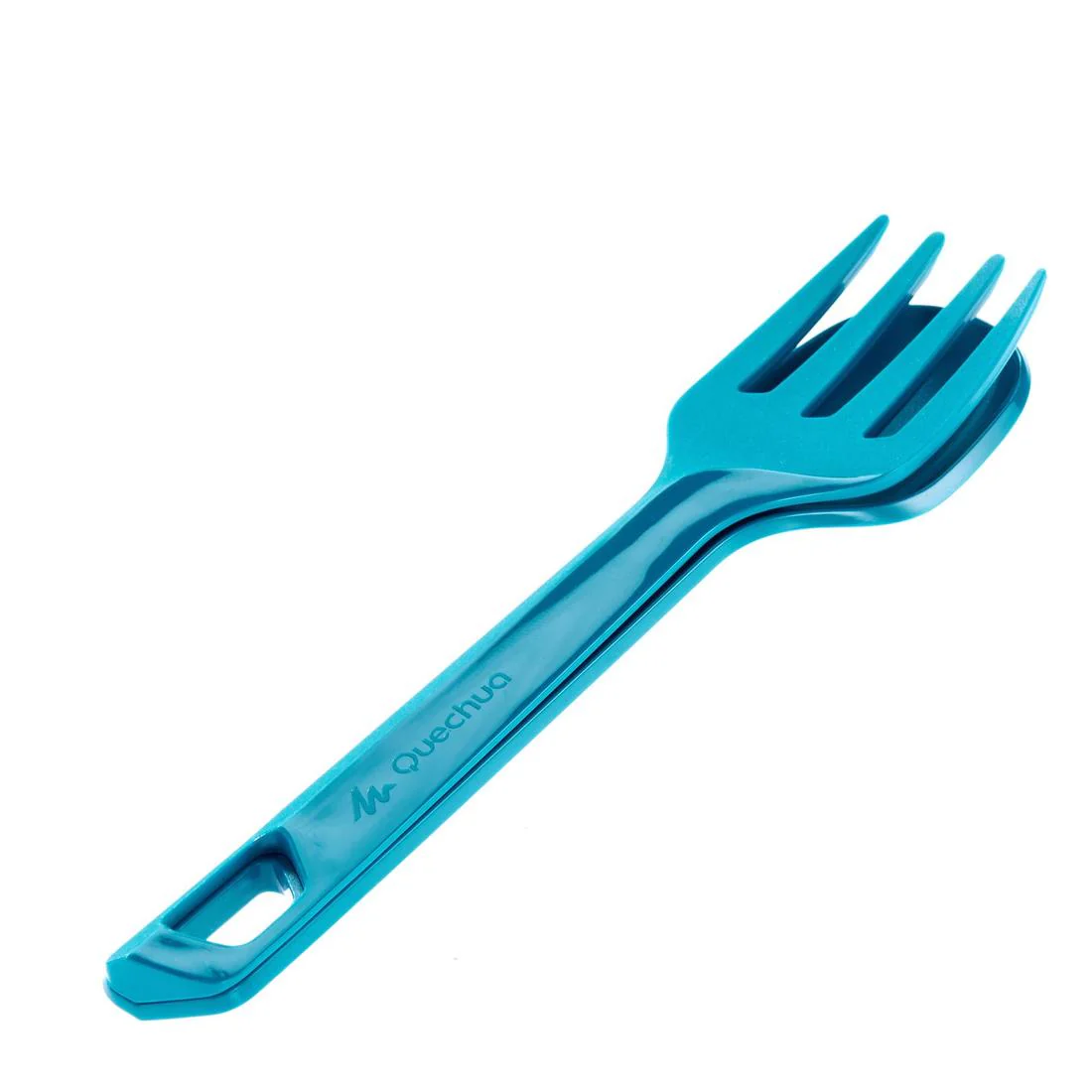 Set 3 couverts (couteau, fourchette, cuillère) pour le camping en plastique - Image 4
