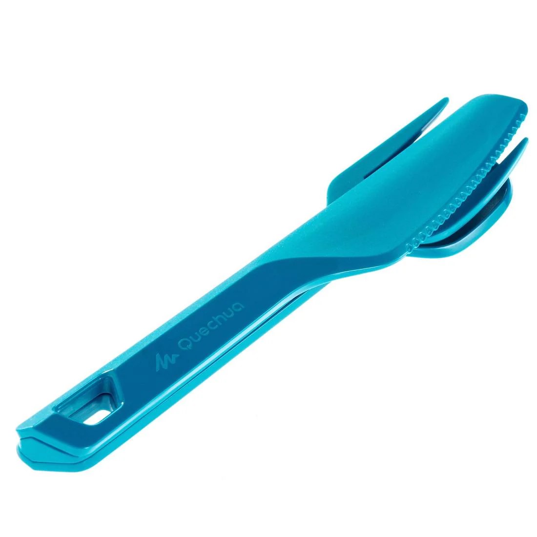 Set 3 couverts (couteau, fourchette, cuillère) pour le camping en plastique - Image 7