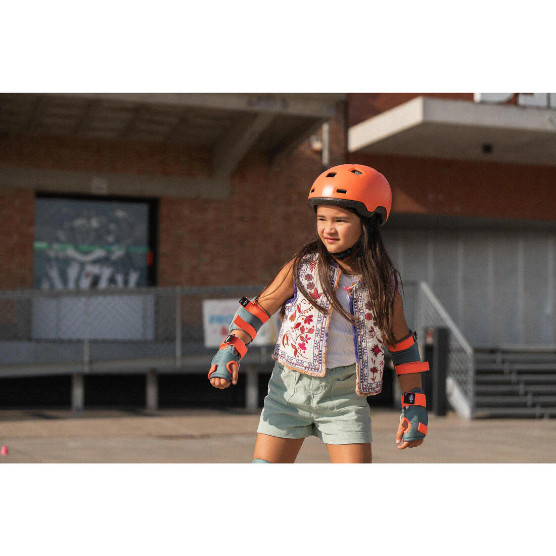 Set 3x2 protections roller trottinette skate enfant PLAY - Image 71