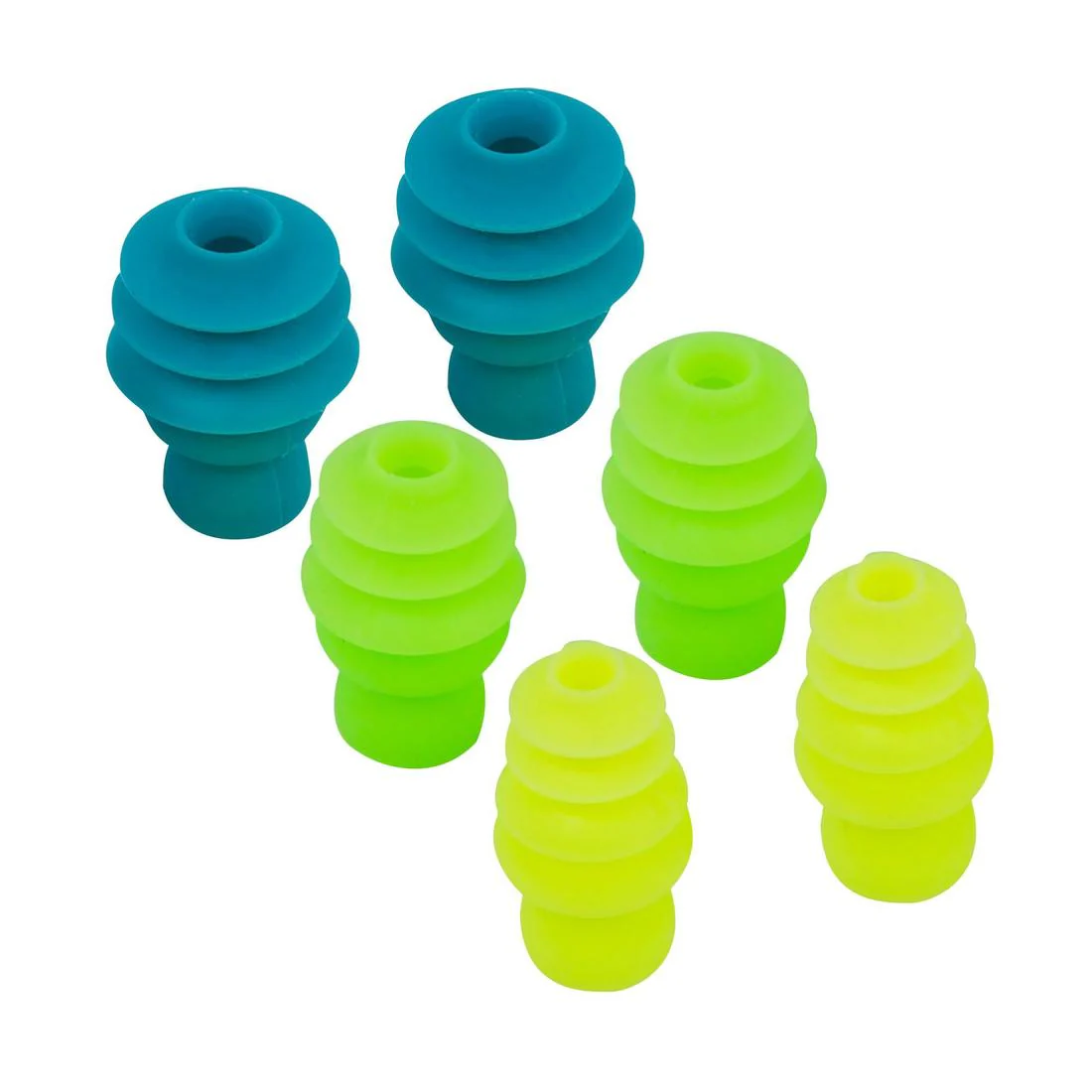 Set de bouchon d'oreilles de natation - forme sapin silicone - 3 tailles - Image 4