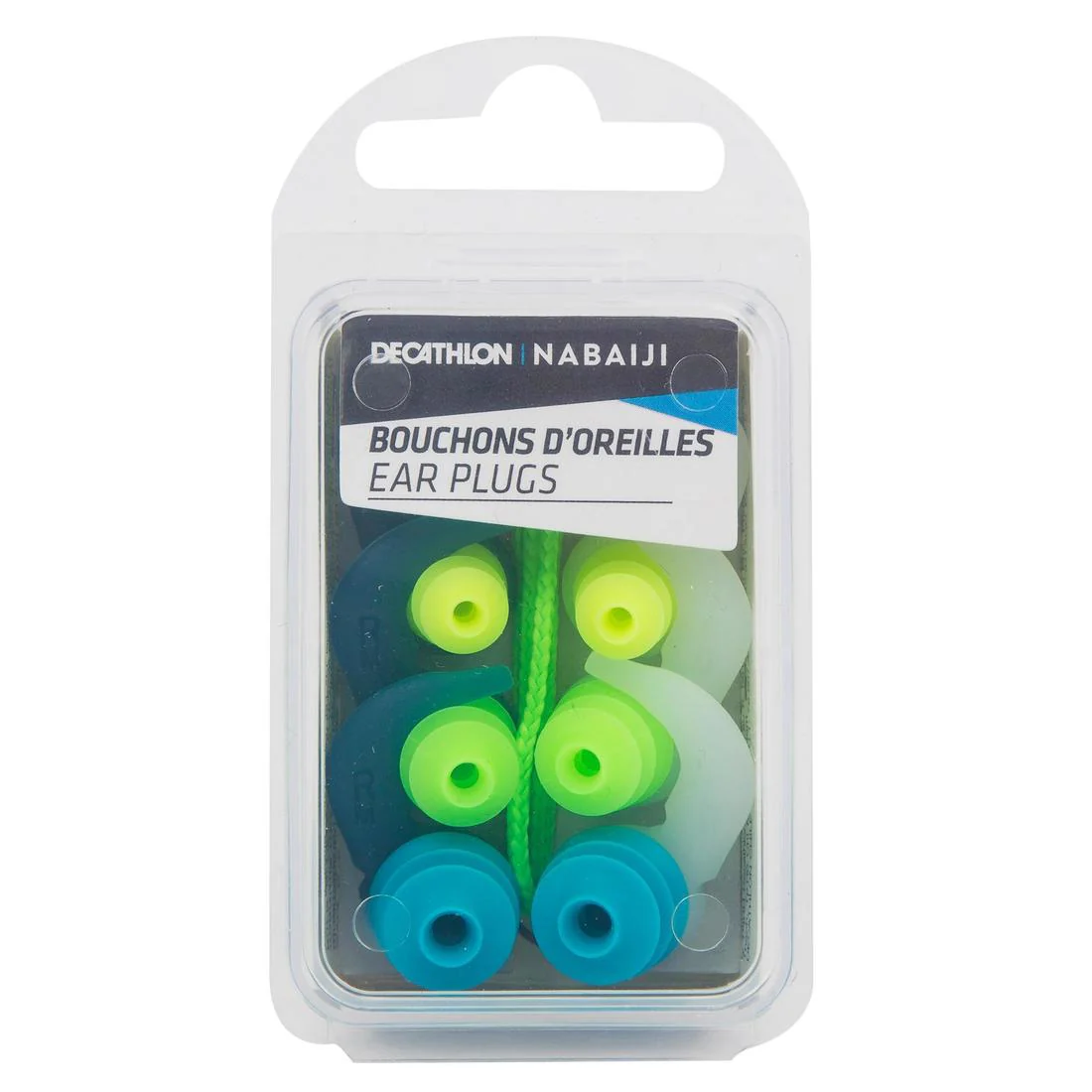 Set de bouchon d'oreilles de natation - forme sapin silicone - 3 tailles - Image 9