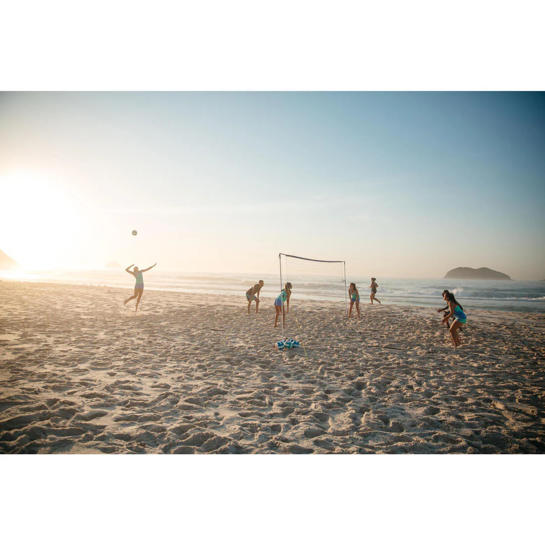 Set (filet et poteaux) de beach volley loisir bv 500 (6m) - Image 14