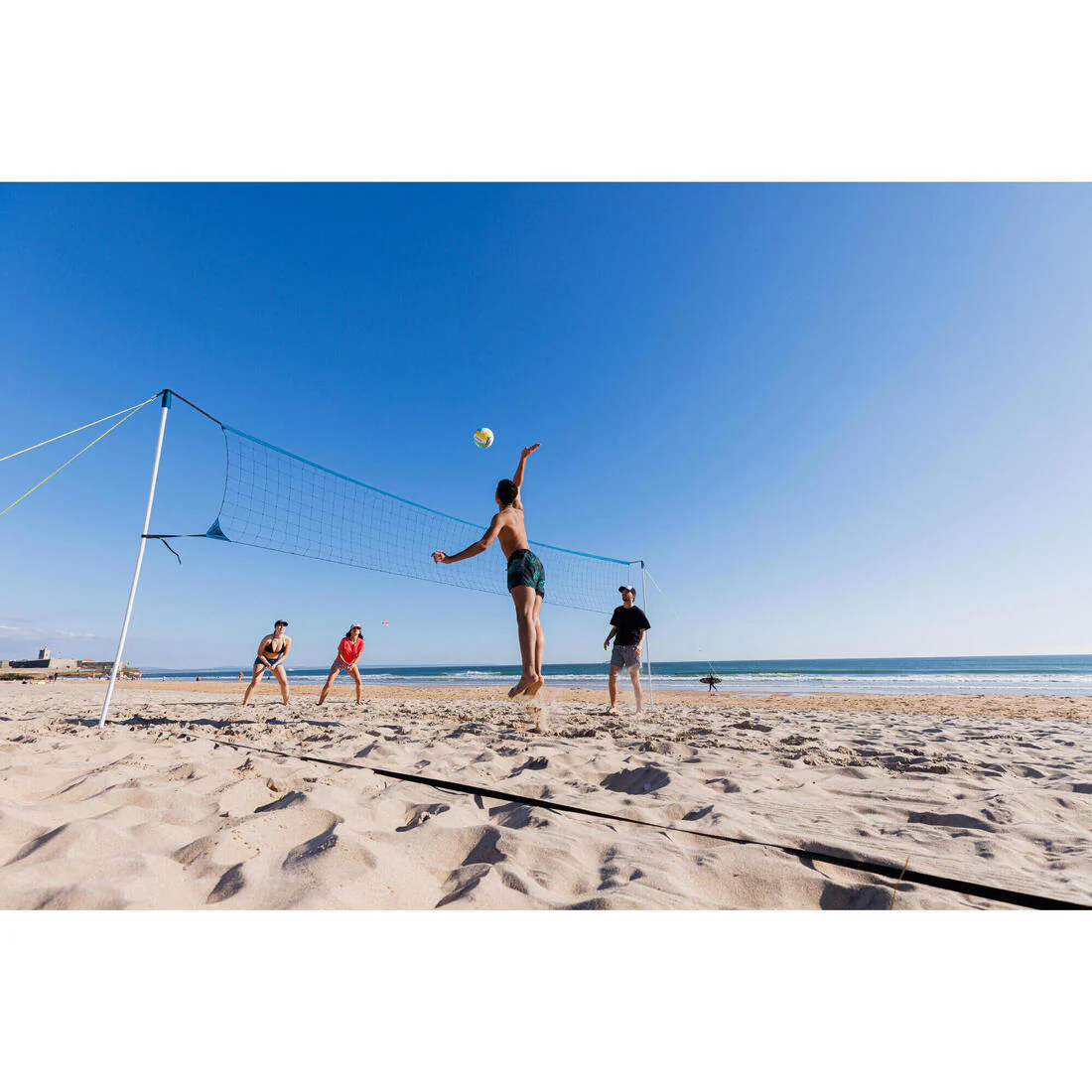 Set (filet et poteaux) de beach volley loisir bv 500 (6m) - Image 9
