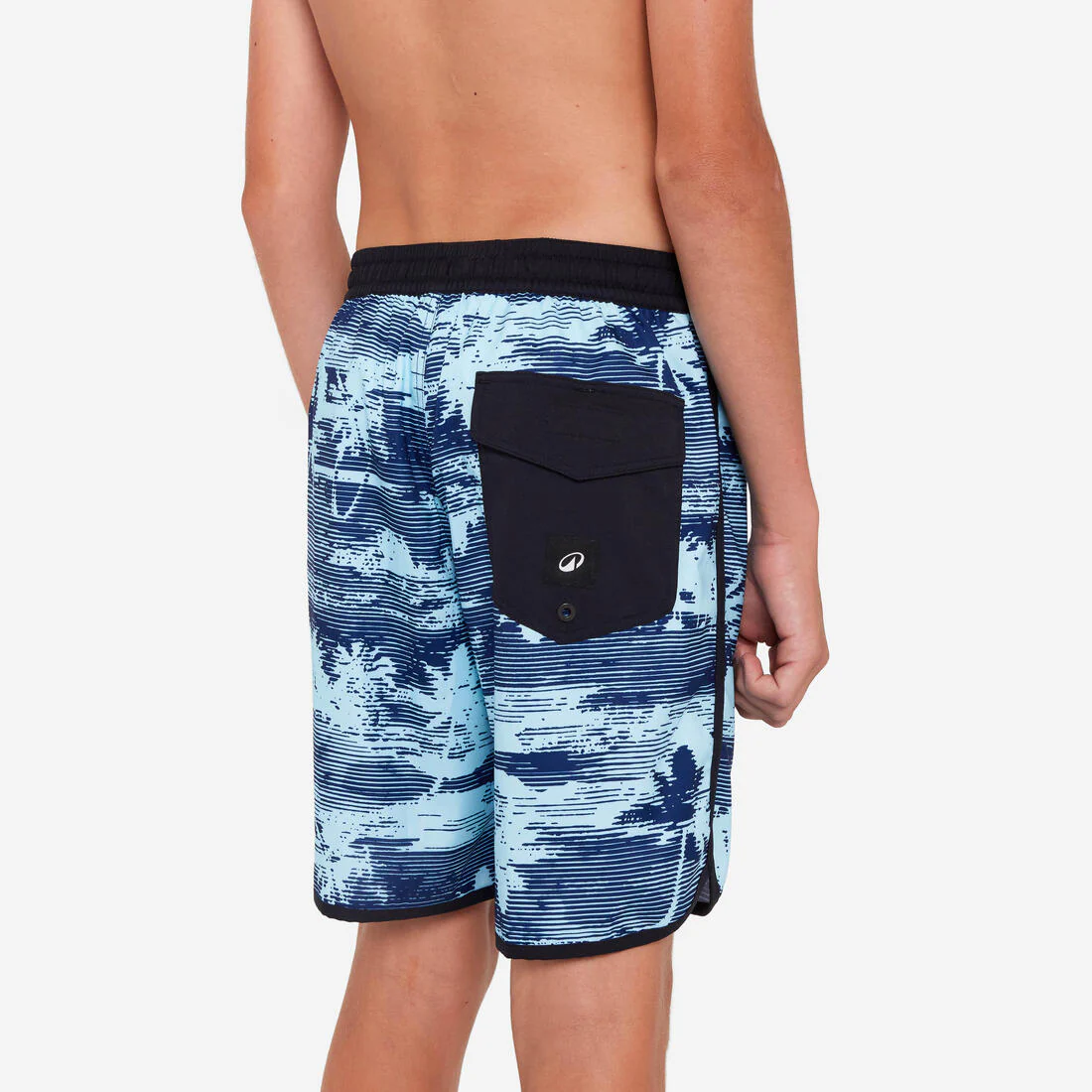 SHORT DE BAIN 500 BLEU CAMO - Image 22