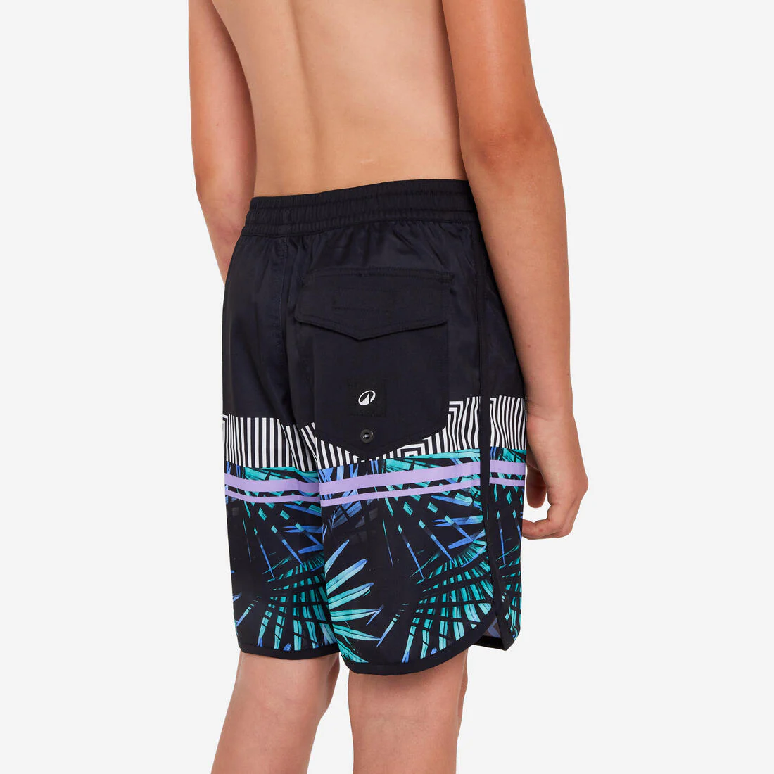 SHORT DE BAIN 500 BLEU CAMO - Image 28