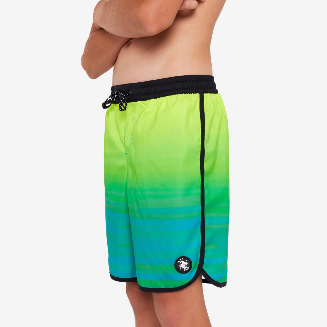SHORT DE BAIN 500 BLEU CAMO - Image 5