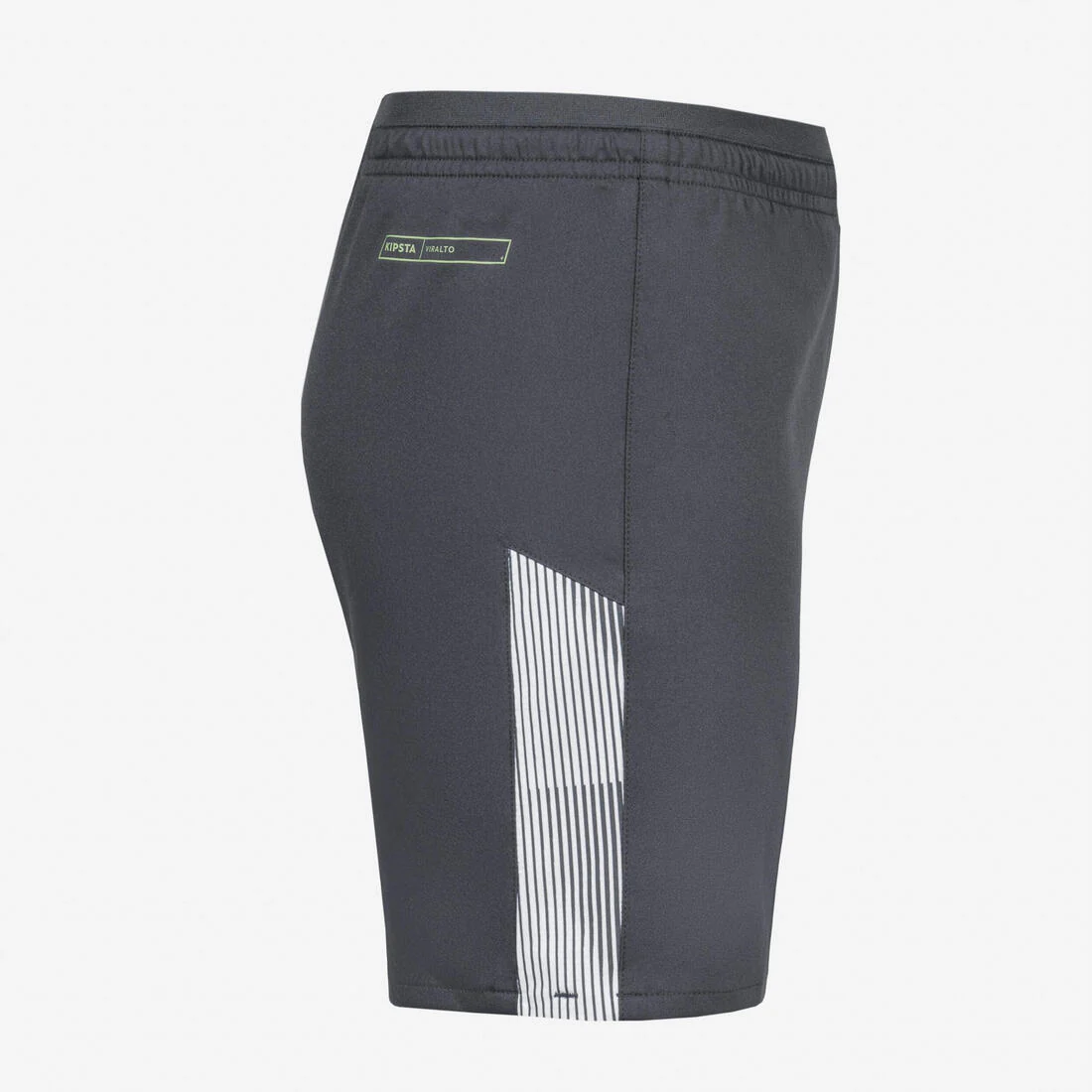 SHORT DE FOOTBALL ENFANT VIRALTO KIDS GRIS BANDE - Image 7