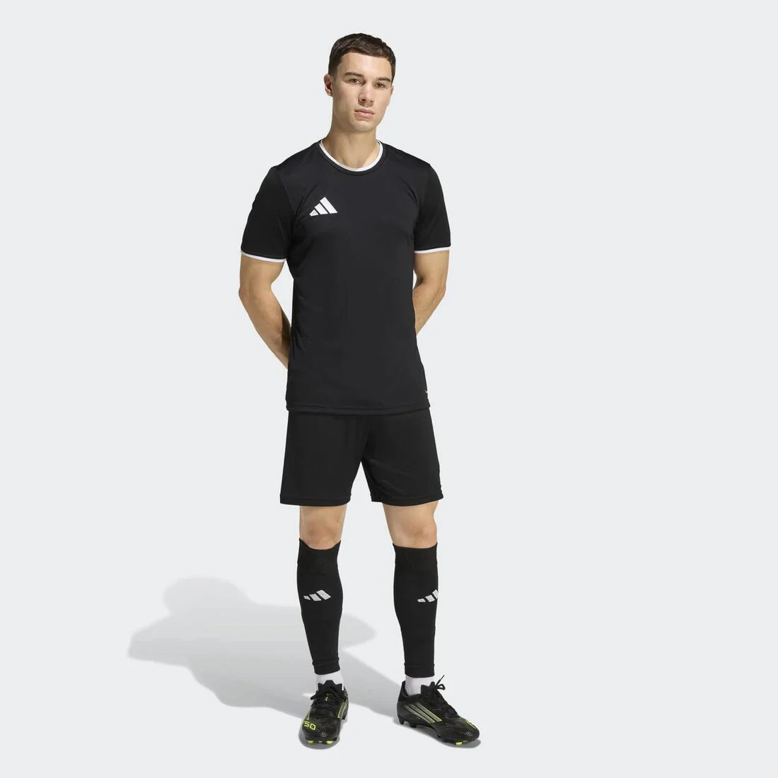 Short de football Entrada 26 Adulte Noir - Image 5