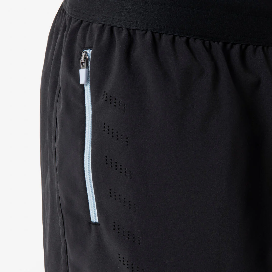 Short de Running respirant Enfant - KIPRUN dry+ 900 noir et gris - Image 6