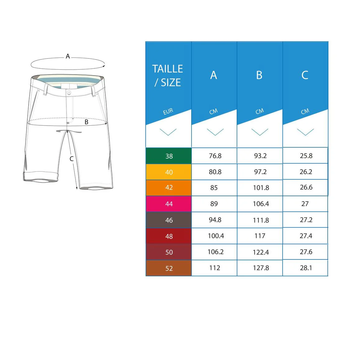 Short golf Homme - MW500 - Image 65