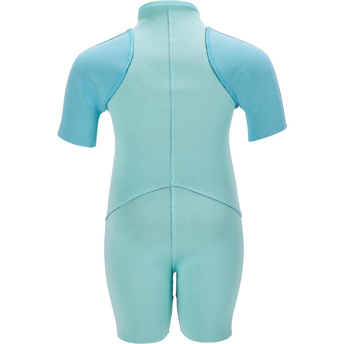 Shorty Enfant Néoprène 2mm - Turquoise - Image 4