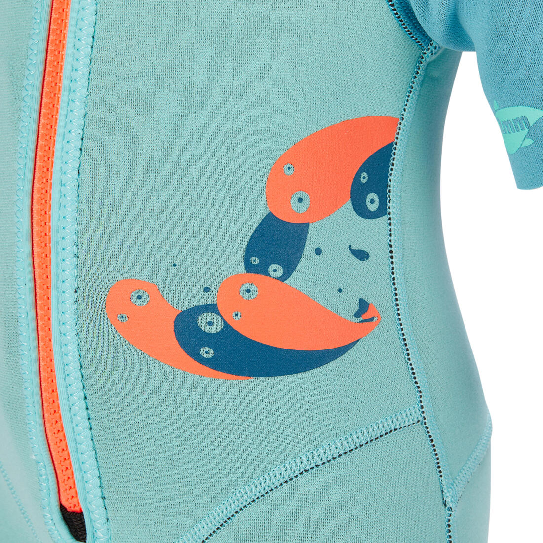 Shorty Enfant Néoprène 2mm - Turquoise - Image 6
