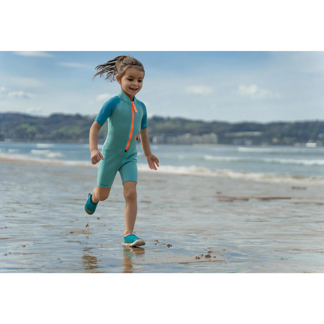 Shorty Enfant Néoprène 2mm - Turquoise - Image 8