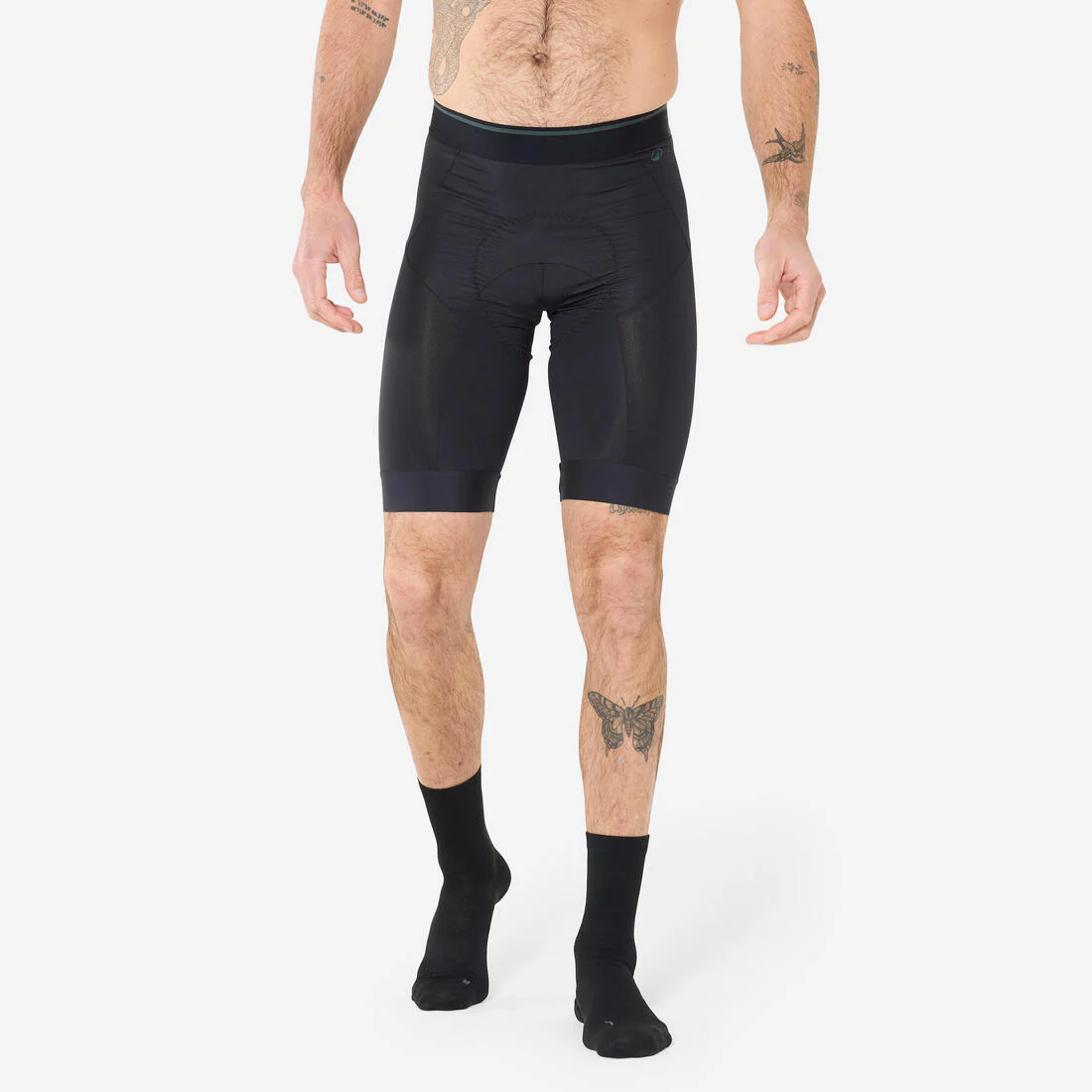 Sous-short VTT Homme, 500 noir