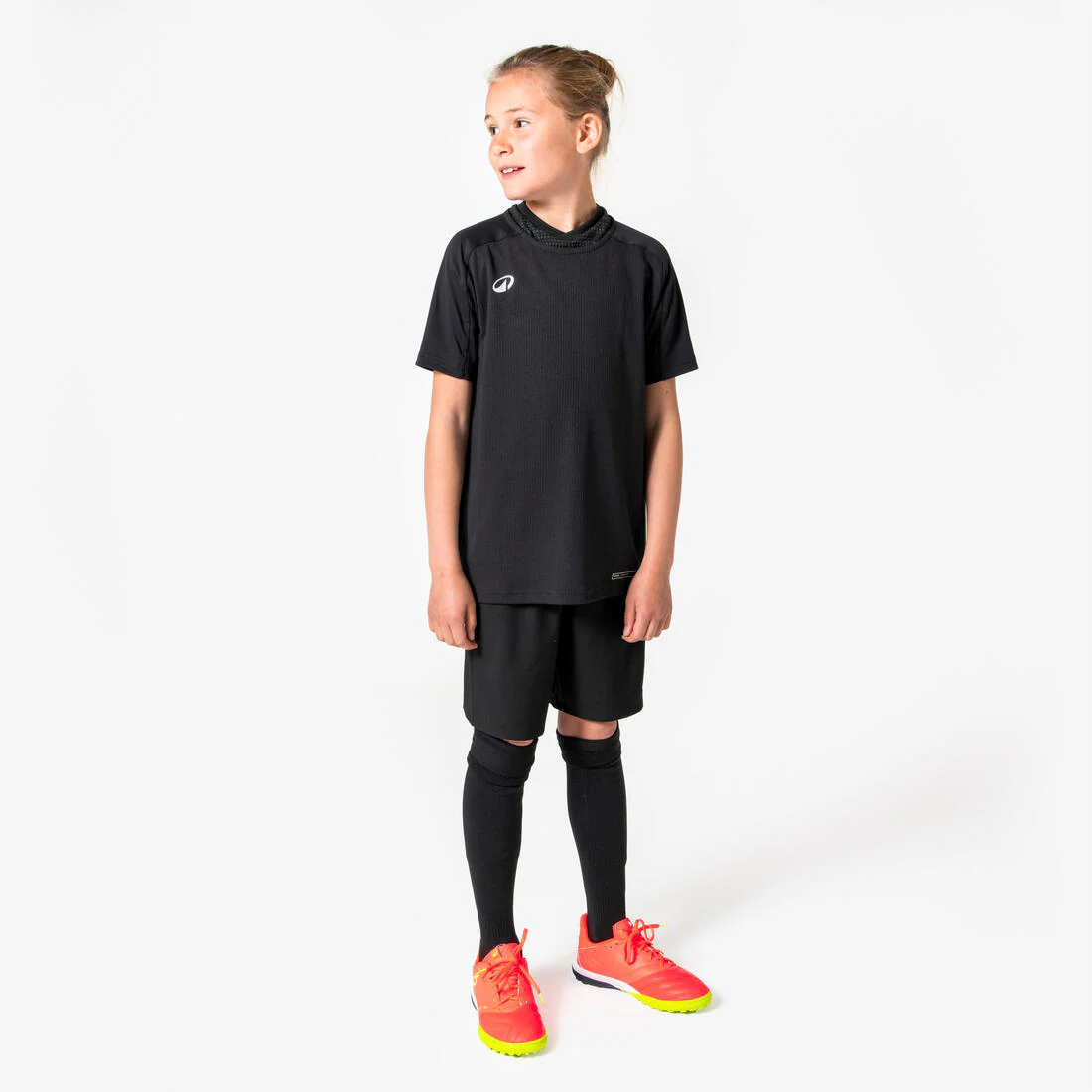 SOUS-VETEMENT THERMIQUE HAUT MANCHES COURTES  ENFANT NOIR KEEPDRY 500 - Image 7