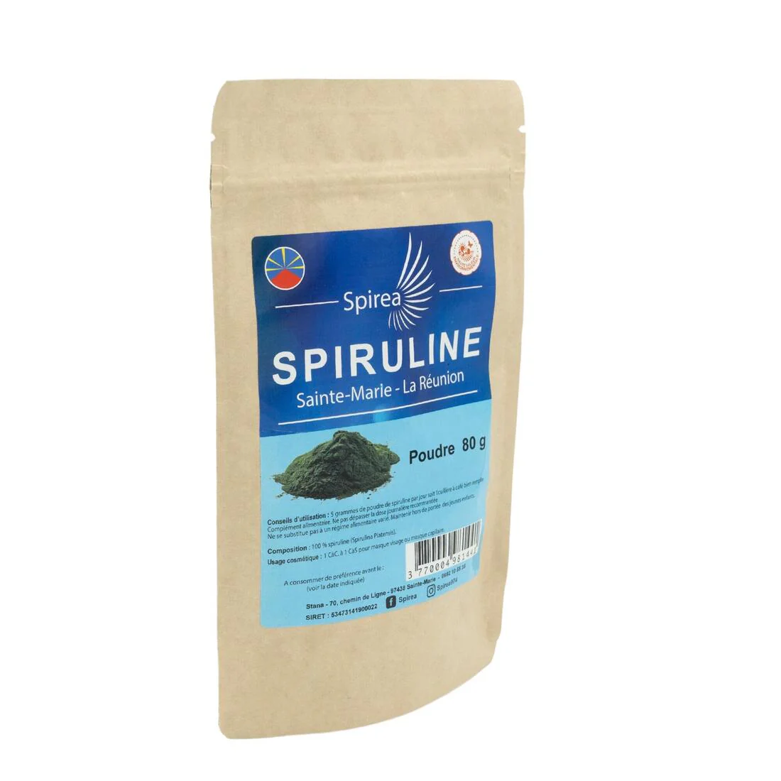 SPIREA-Spiruline 100% Poudre - 80 gr - Image 4