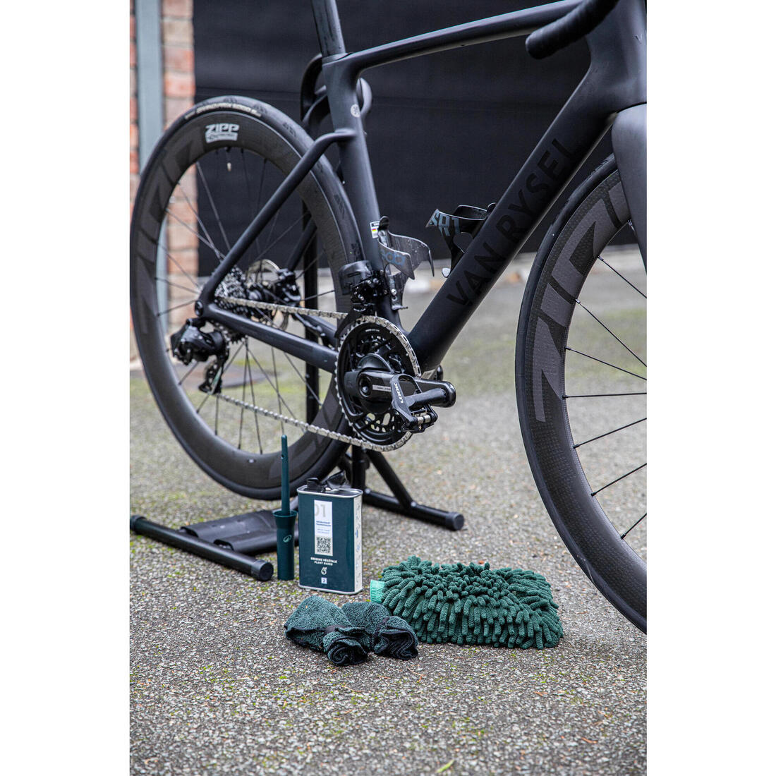 Support 1 vélo au sol, 2 en 1, noir - Image 10