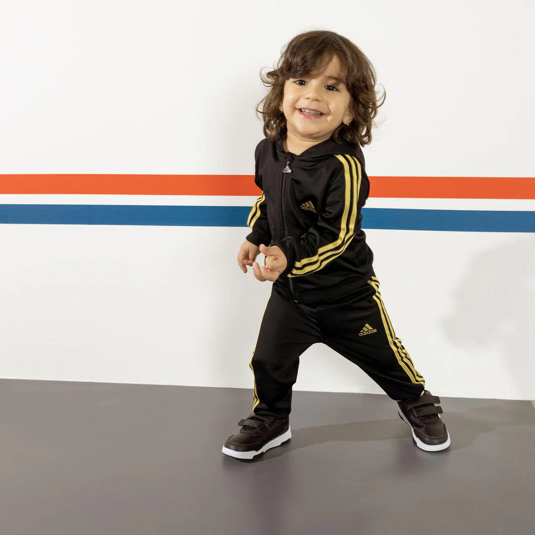 Survêtement adidas bébé noir or - Image 5