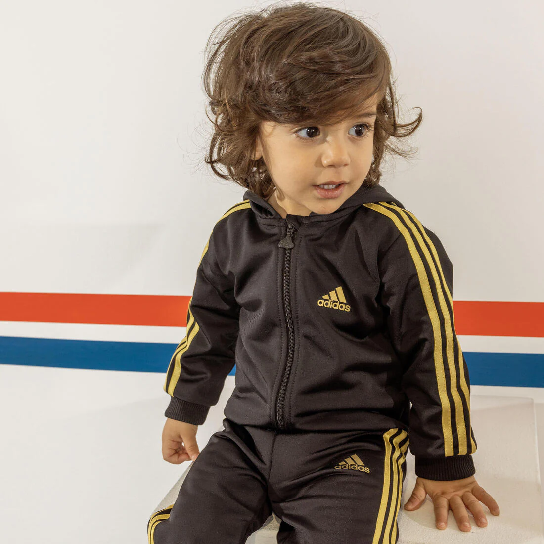 Survêtement adidas bébé noir or - Image 8