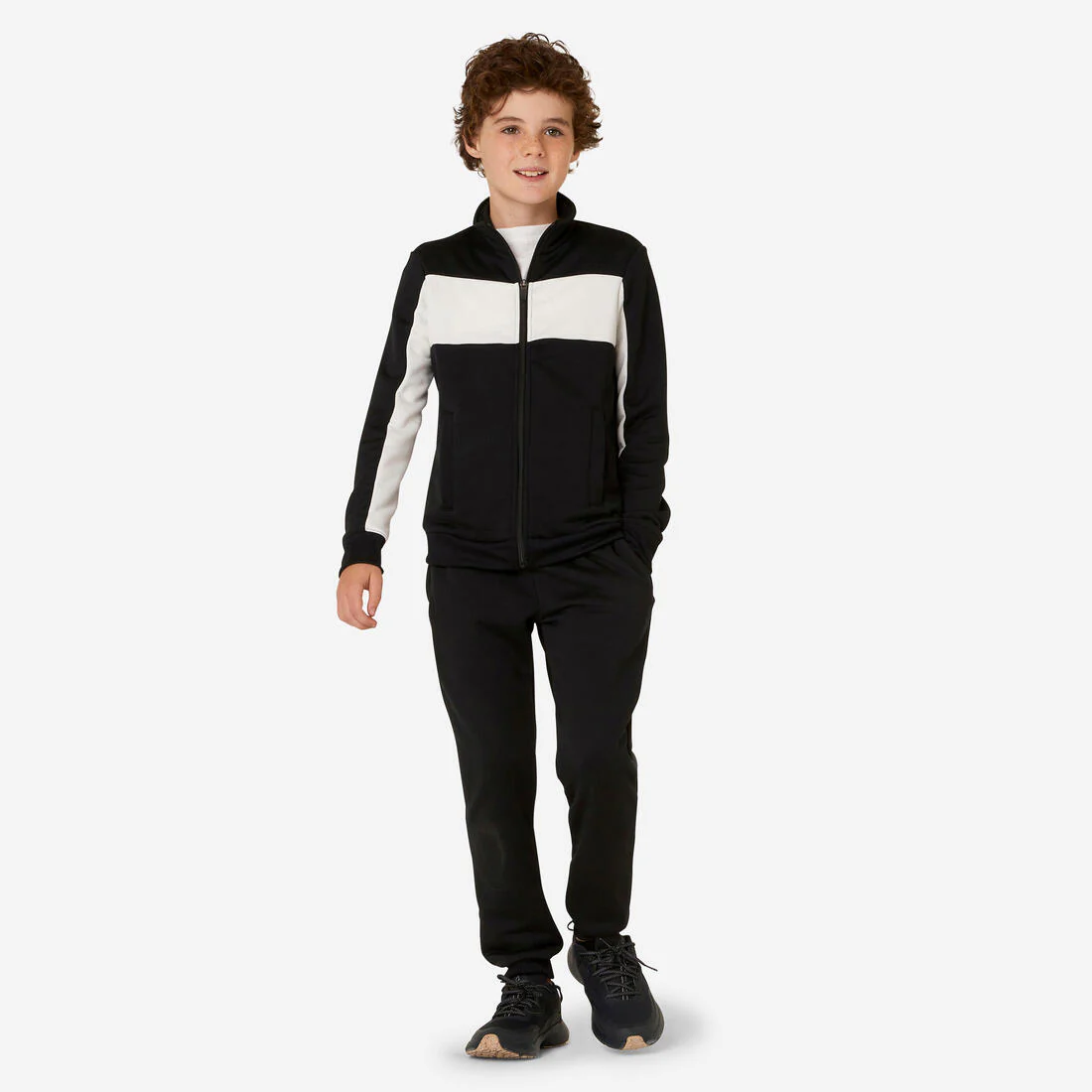 Survêtement mixte, enfant respirant - noir et - Image 3
