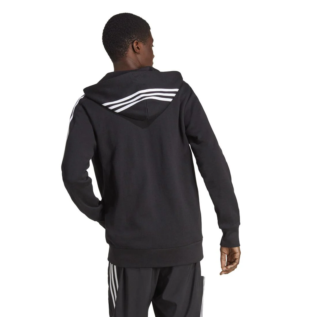 SWEAT A CAPUCHE DE FITNESS SOFT TRAINING ADIDAS HOMME NOIR - Image 4