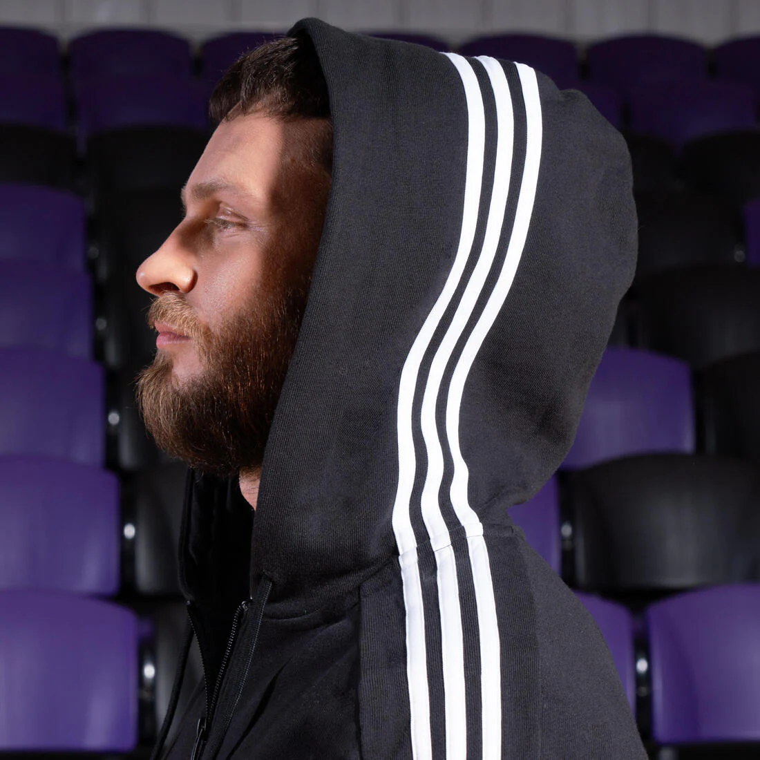 SWEAT A CAPUCHE DE FITNESS SOFT TRAINING ADIDAS HOMME NOIR - Image 5