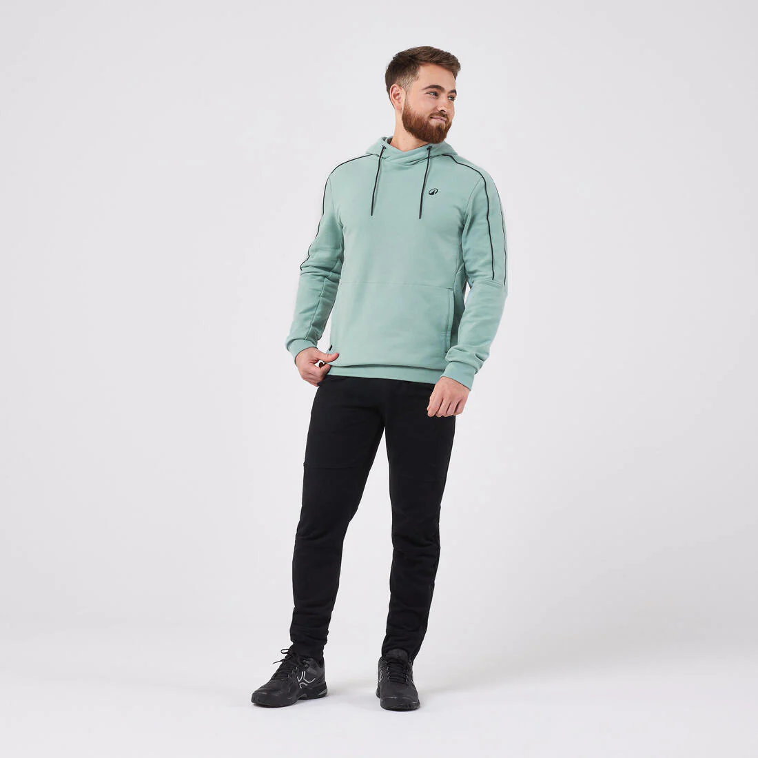 Sweat à capuche de Tennis Homme - Soft blanc cassé - Image 3