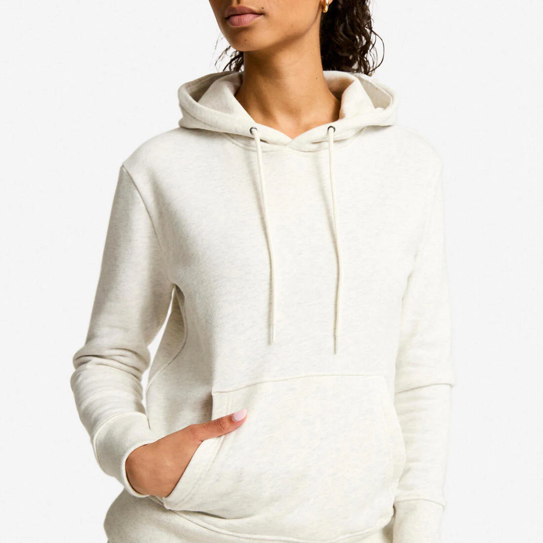 Sweat à capuche en coton fitness femme - Image 22
