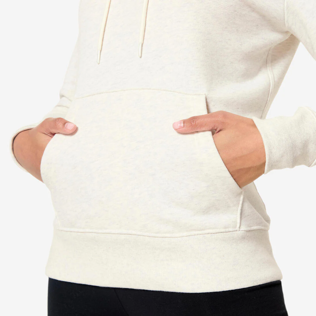 Sweat à capuche en coton fitness femme - Image 28
