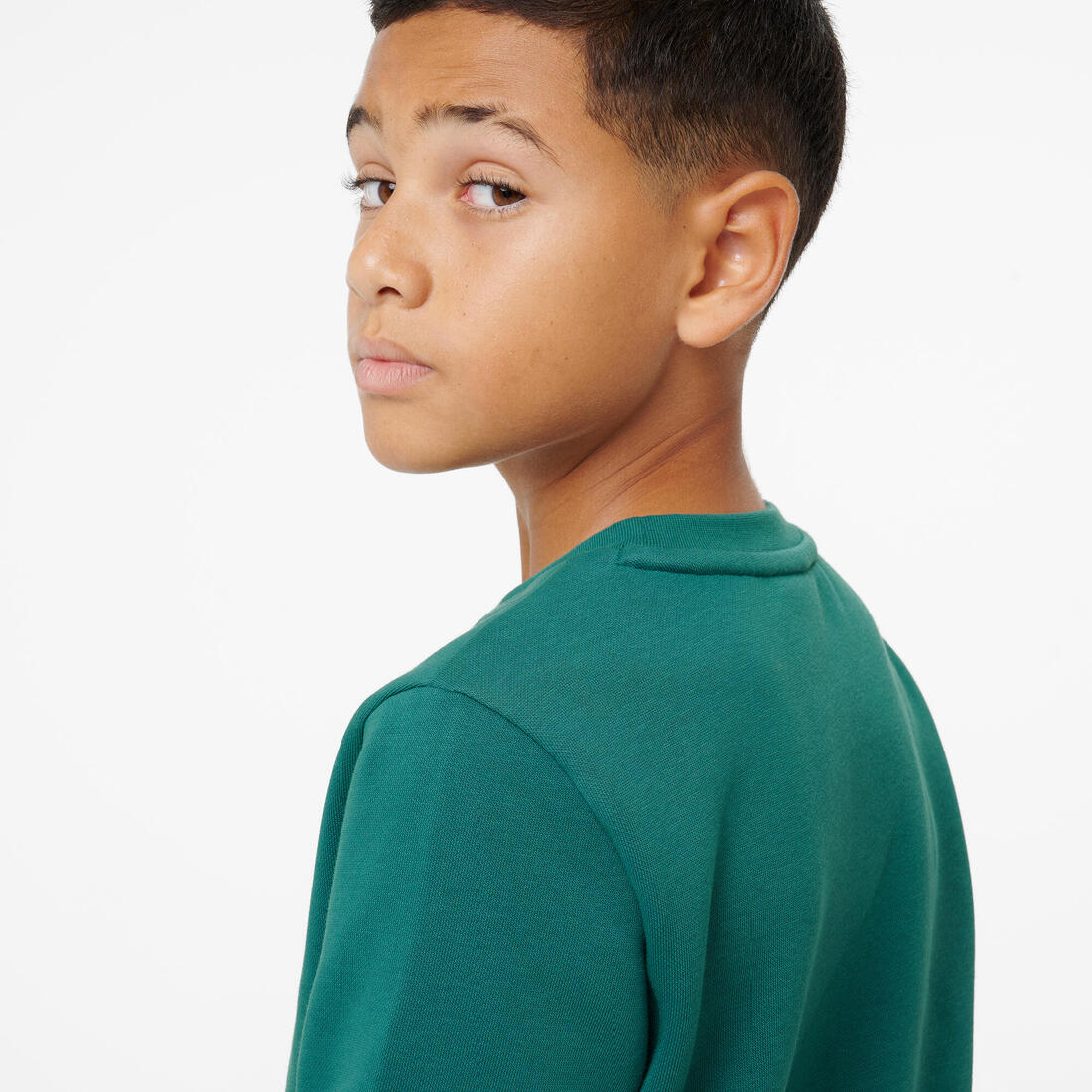 Sweat à capuche enfant, vert - Image 6