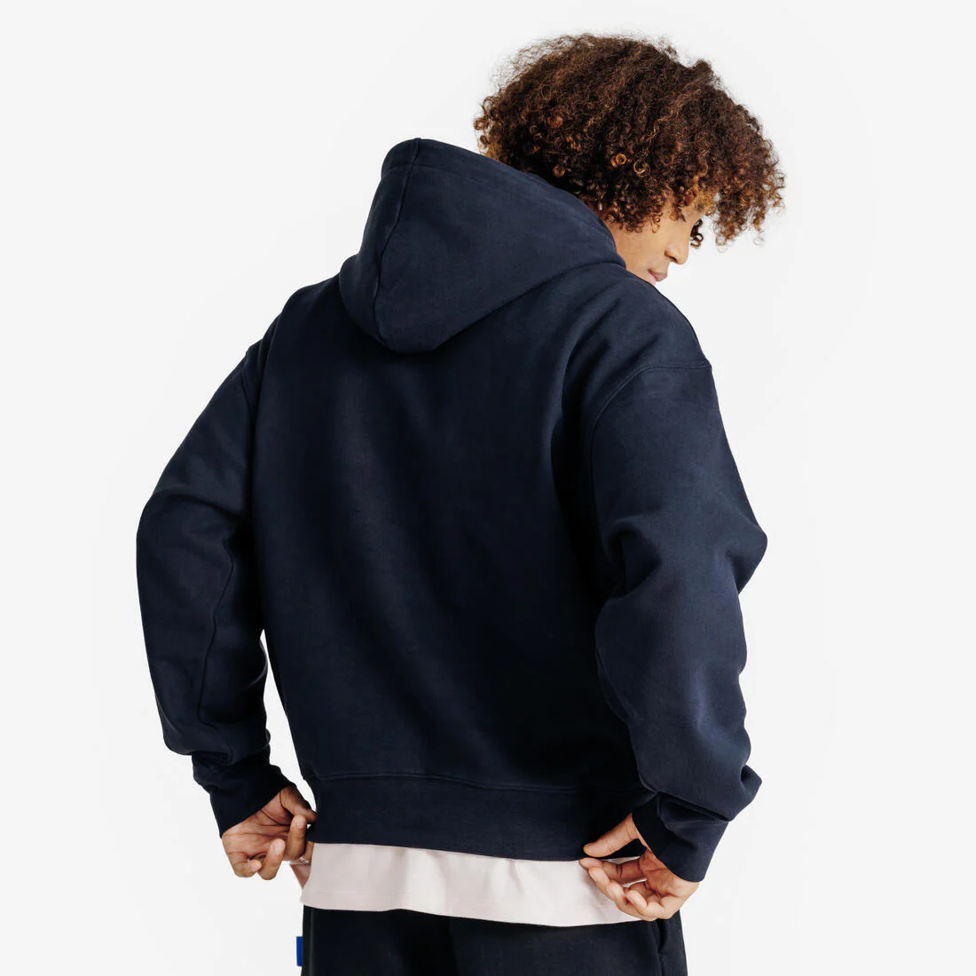 Sweat à capuche oversize homme, Elementals, noir - Image 4