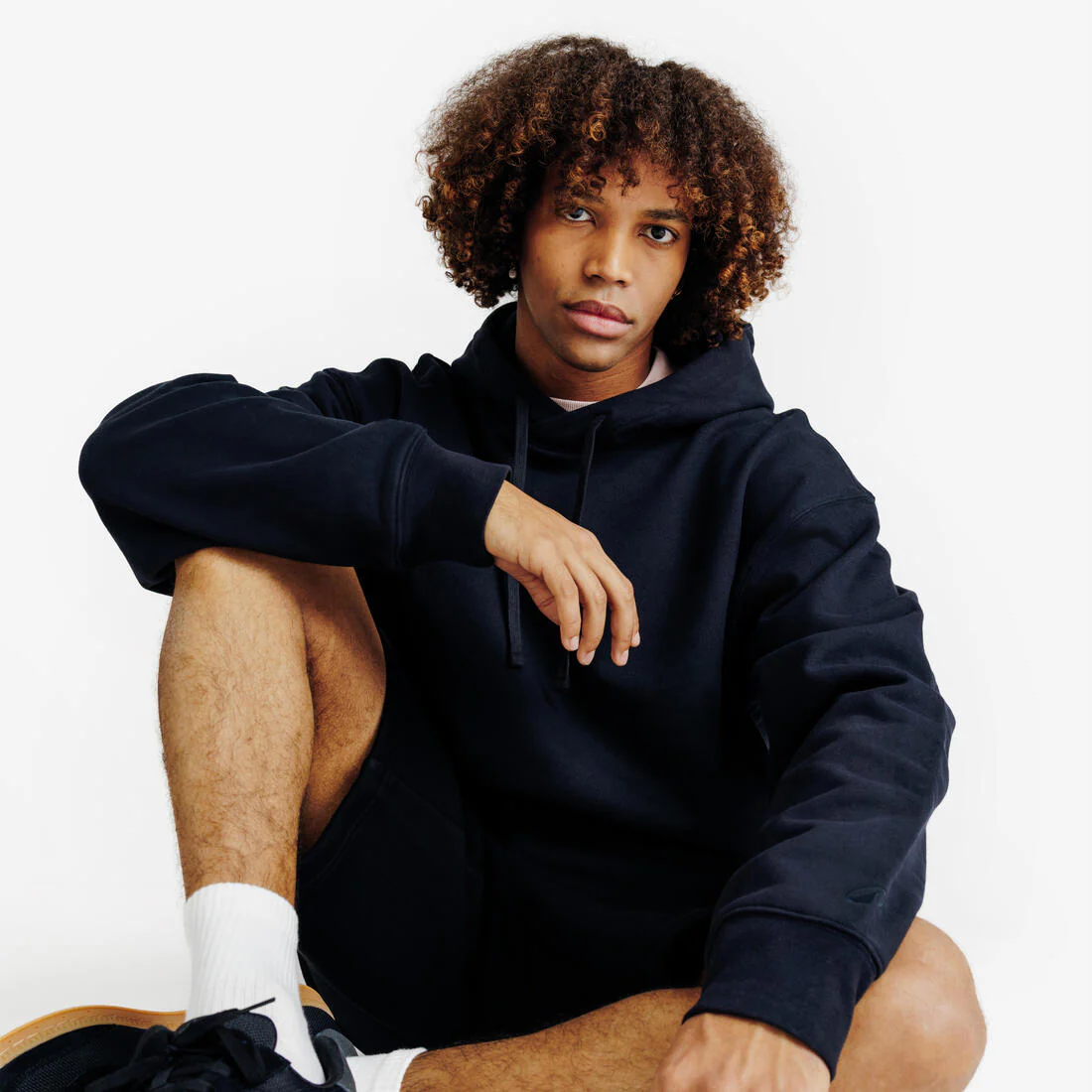 Sweat à capuche oversize homme, Elementals, noir - Image 5