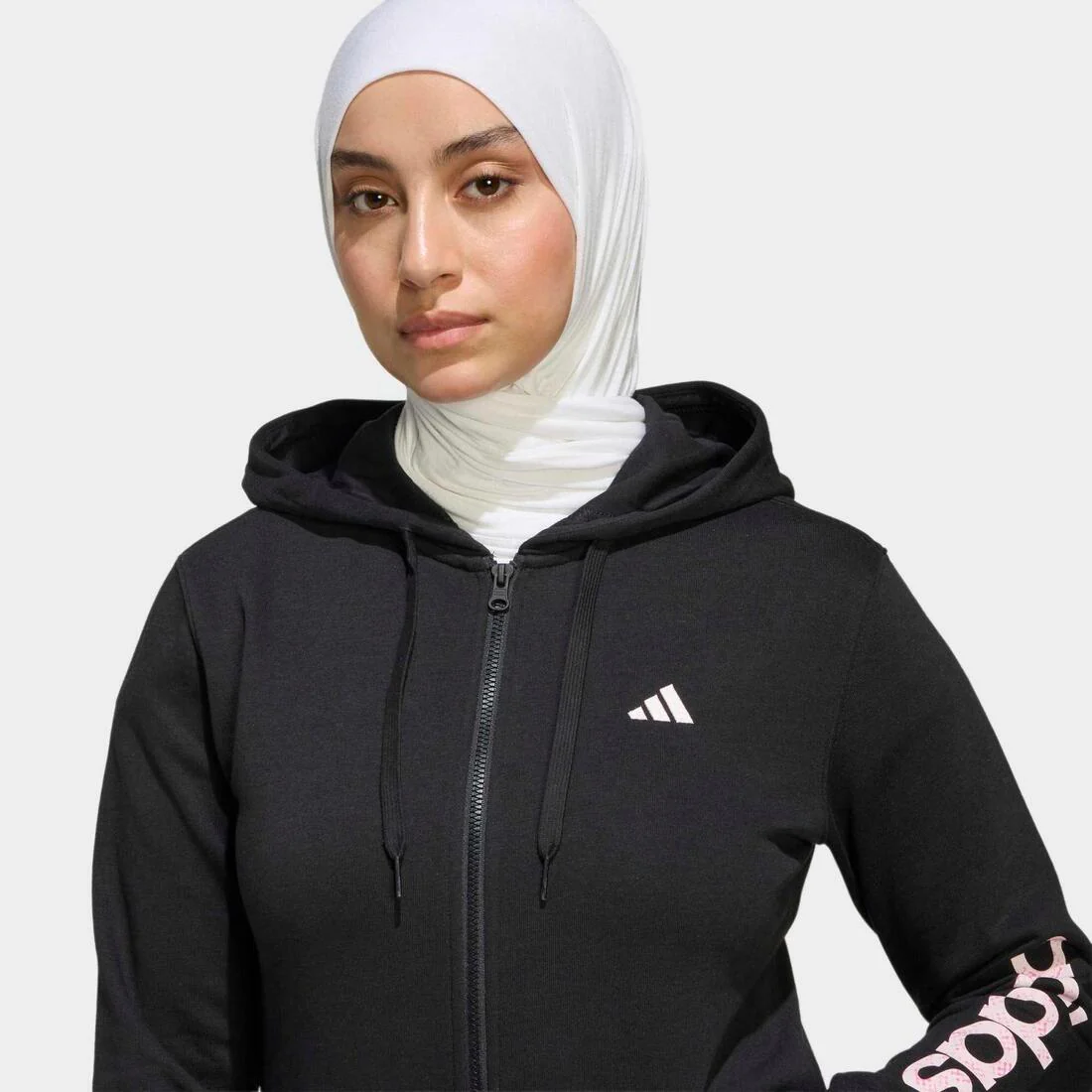 Sweat à capuche zippé de fitness femme - Image 10