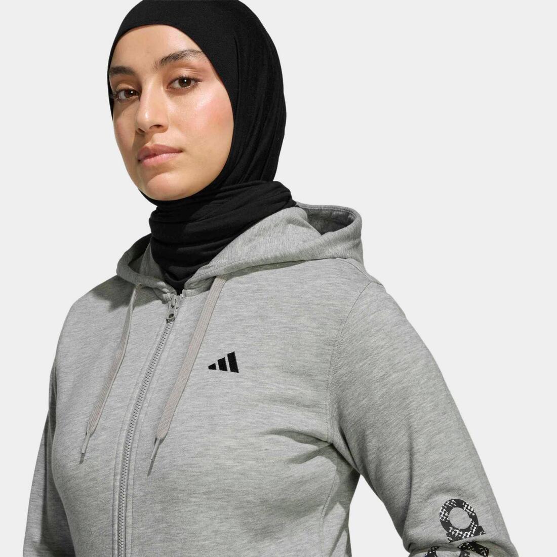 Sweat à capuche zippé de fitness femme - Image 15