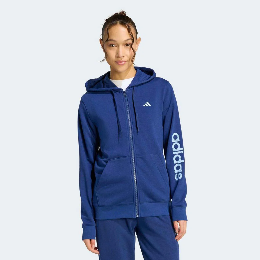 Sweat à capuche zippé de fitness femme - Image 3