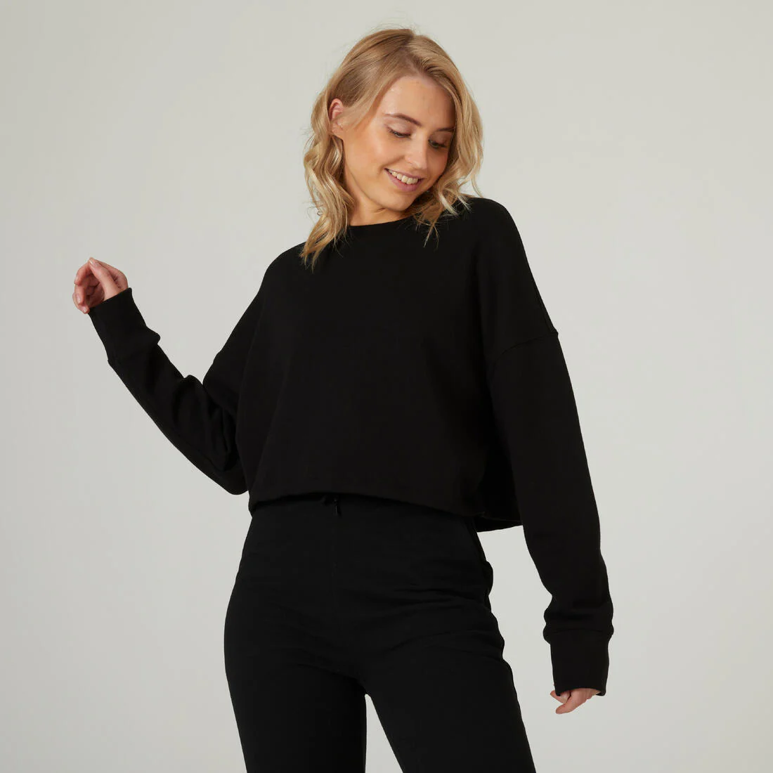 Sweat de fitness crop femme - Image 16
