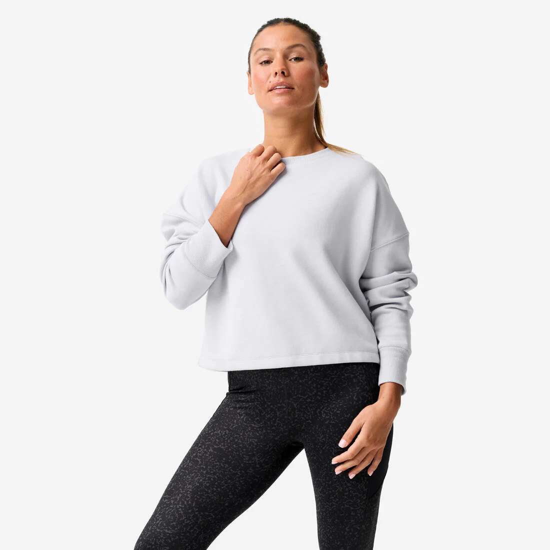 Sweat de fitness crop femme - Image 3