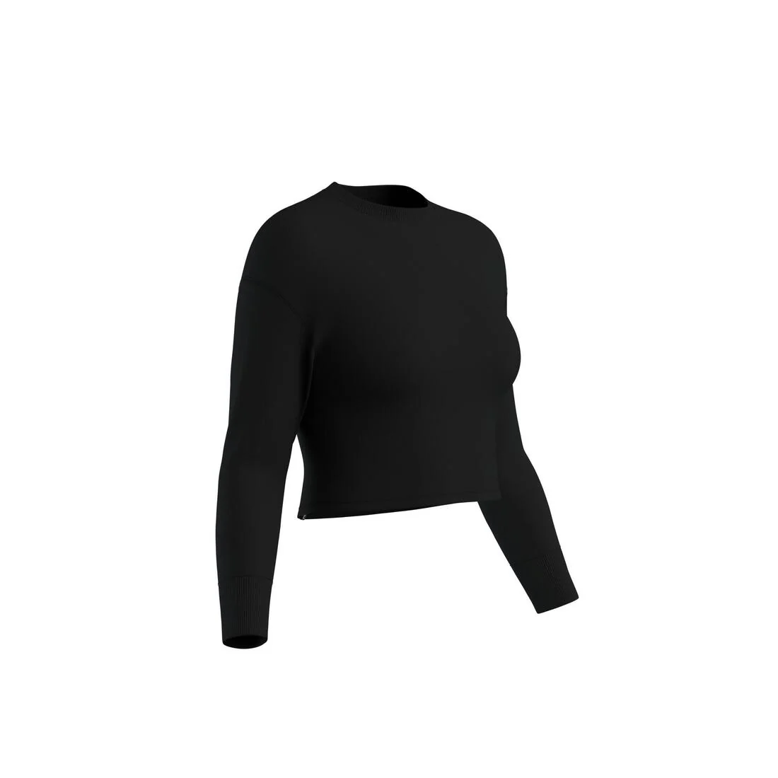 Sweat de fitness crop femme - Image 32