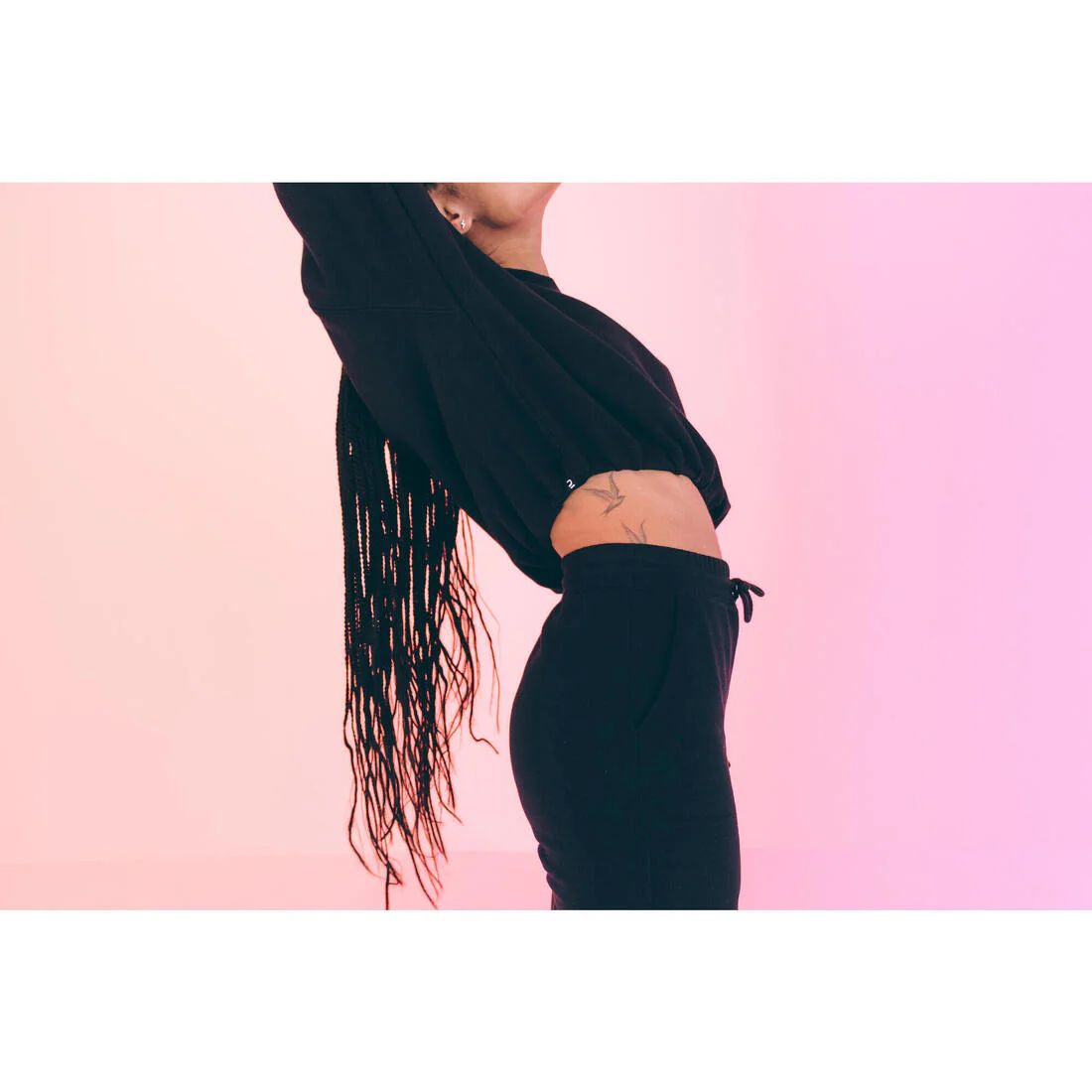 Sweat de fitness crop femme - Image 33