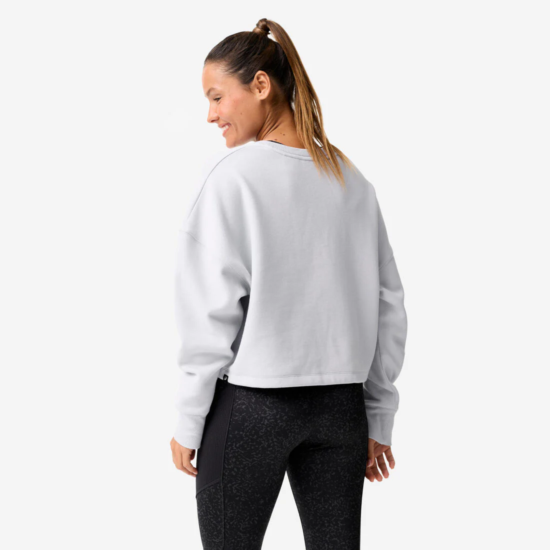 Sweat de fitness crop femme - Image 9