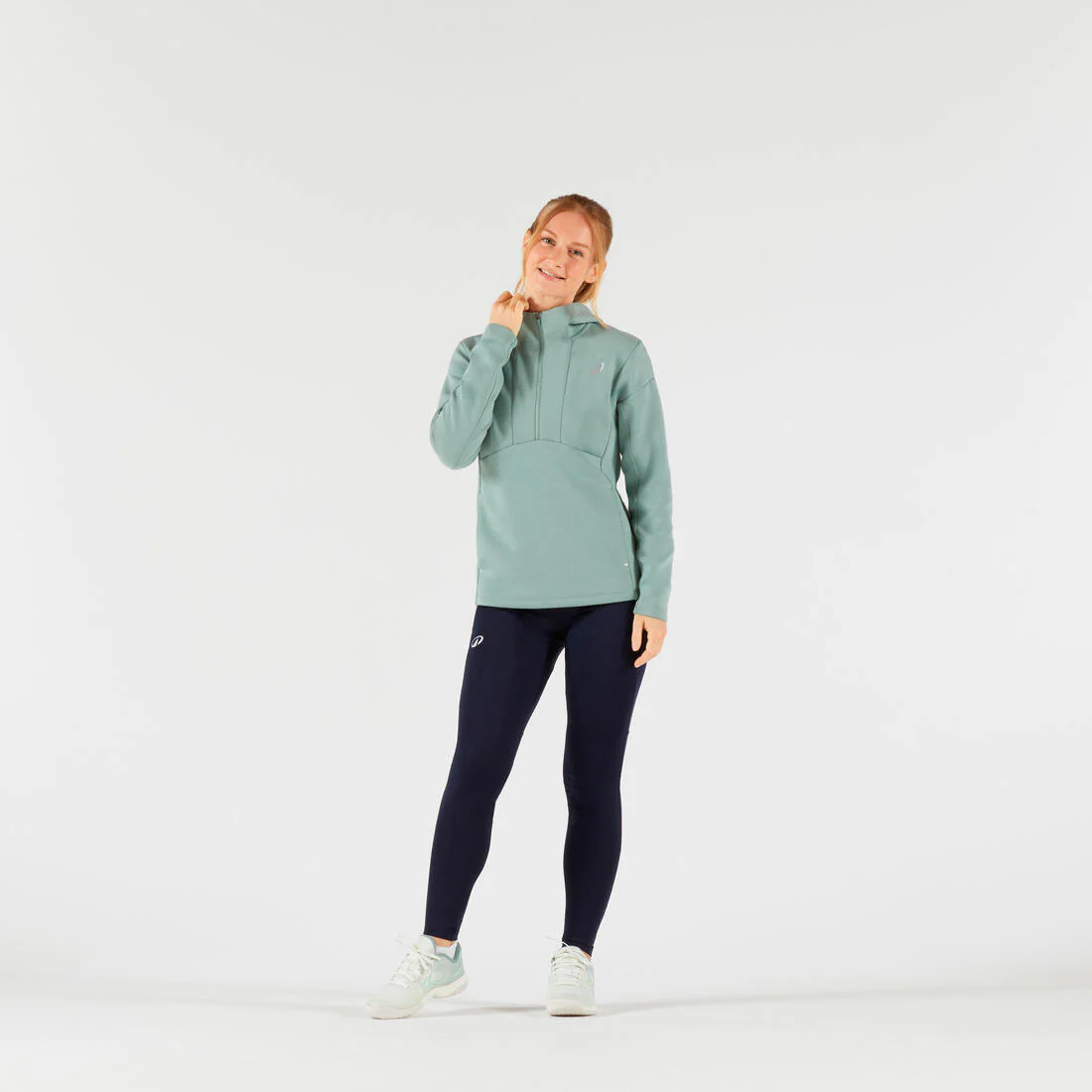 Sweat de tennis zippé à capuche, femme - Image 2